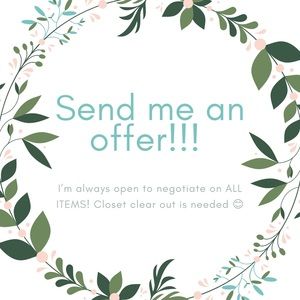 🌟Make me an offer! Will negotiate on all items!!